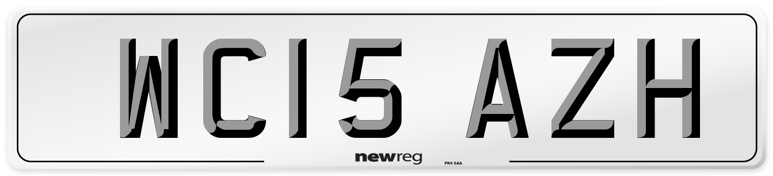 WC15 AZH Number Plate from New Reg